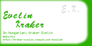 evelin kraker business card